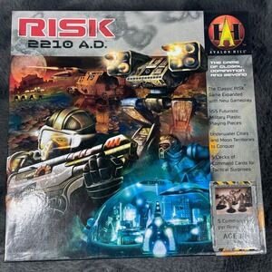 Risk 2210 A.D. Board Game Futuristic Strategy Avalon Hill Complete